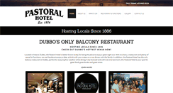 Desktop Screenshot of pastoralhotel.com.au